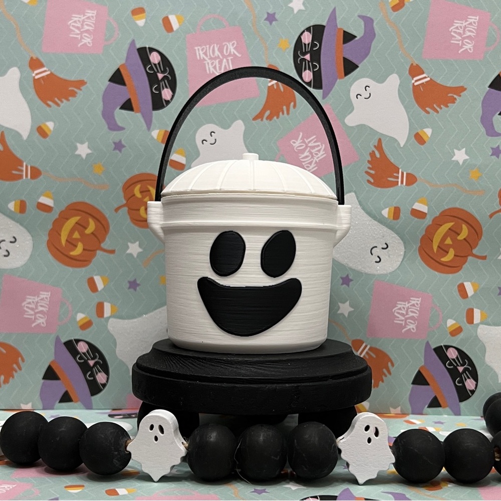 3D Printed Inspired Mini McDonalds Boo Bucket 3.25x4.75"